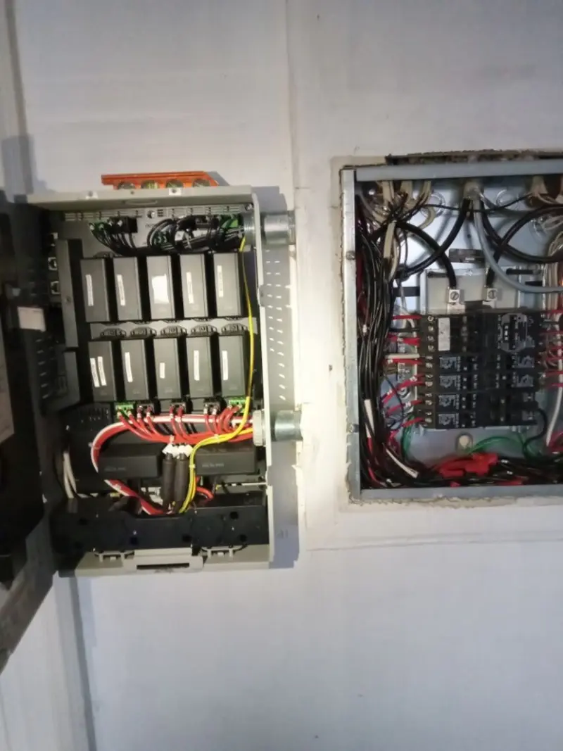 Electrical panel upgrade completed for Ring Doorbell Installation in Le Sueur